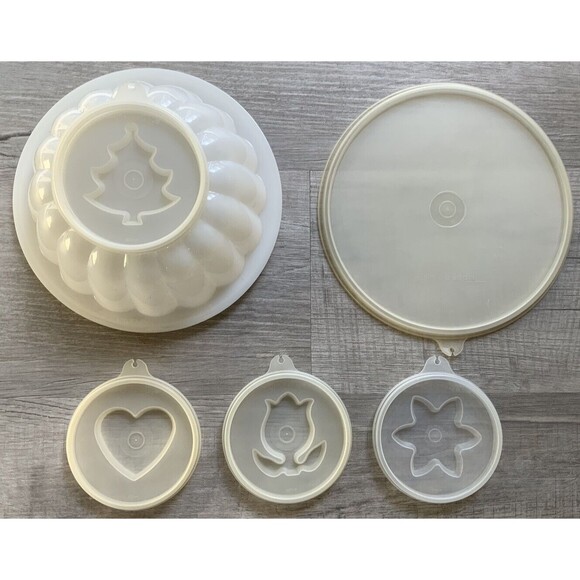Tupperware Jel-N-Serve Jello Mold Clear Vintage #616 - Picture 1 of 2